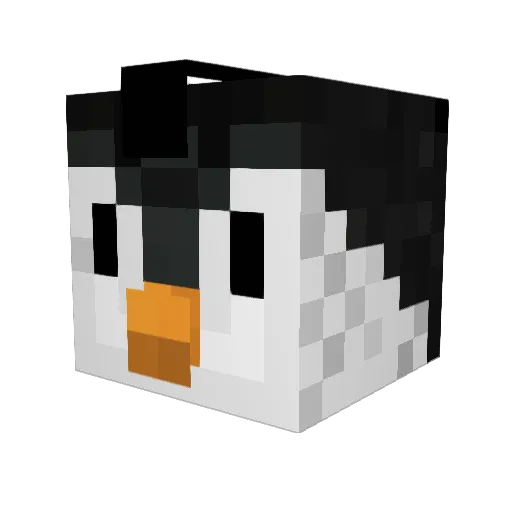 MrM4nguu Minecraft avatar head, 3D render