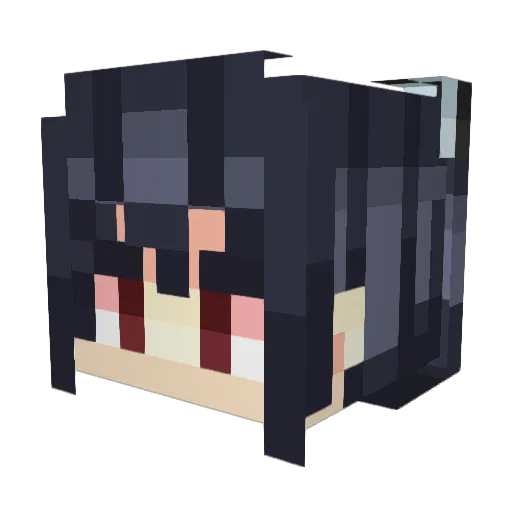 MrMJ123 Minecraft avatar head, 3D render