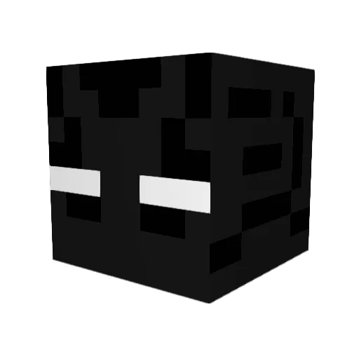 MrMTF Minecraft avatar head, 3D render