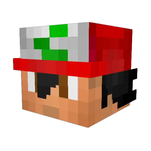 MrMadMax25 Minecraft avatar head, 3D render