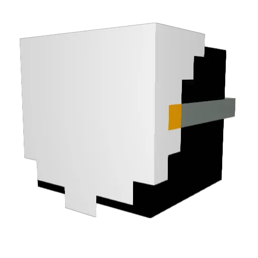 MrMaggot Minecraft avatar head, 3D render