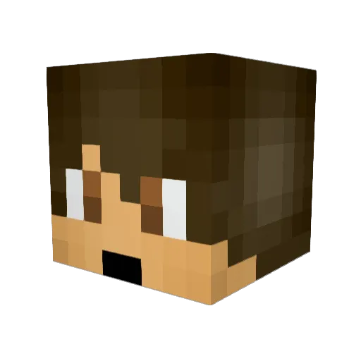 MrMajoReloaded Minecraft avatar head, 3D render