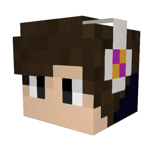 MrMaks1mka Minecraft avatar head, 3D render