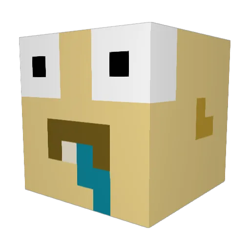 MrManbob Minecraft avatar head, 3D render