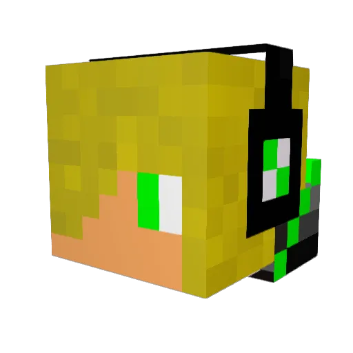 MrMango014 Minecraft avatar head, 3D render