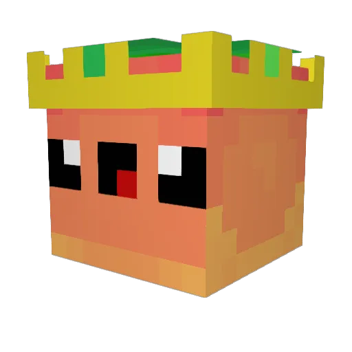 MrMangoIII Minecraft avatar head, 3D render