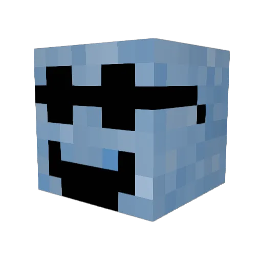 MrMango_01 Minecraft avatar head, 3D render