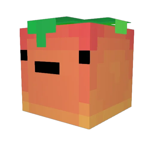 MrMango_26 Minecraft avatar head, 3D render