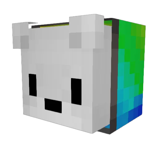 MrMarc35 Minecraft avatar head, 3D render