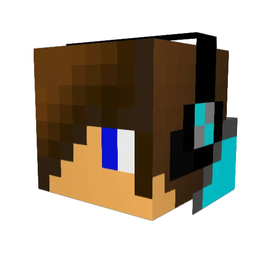 MrMargera Minecraft avatar head, 3D render