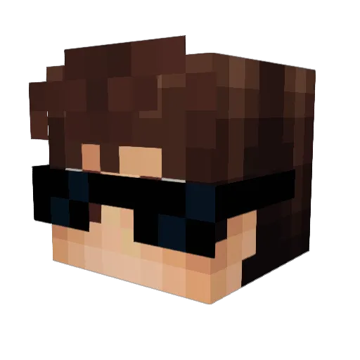 MrMarinko Minecraft avatar head, 3D render