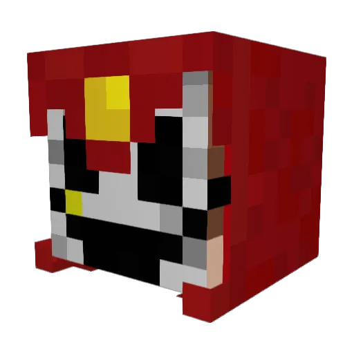 MrMarionet Minecraft avatar head, 3D render