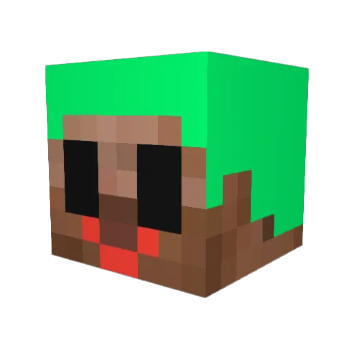 MrMaron32 Minecraft avatar head, 3D render