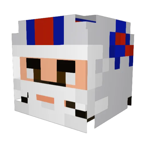 MrMars47 Minecraft avatar head, 3D render