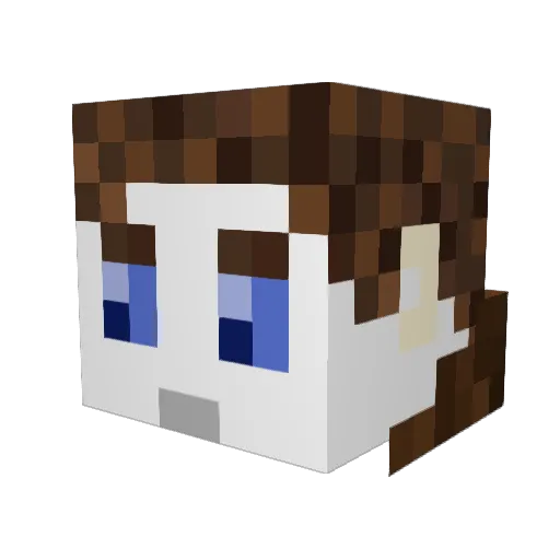MrMarshyMan Minecraft avatar head, 3D render