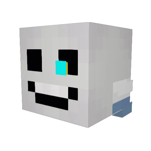 MrMartinz Minecraft avatar head, 3D render