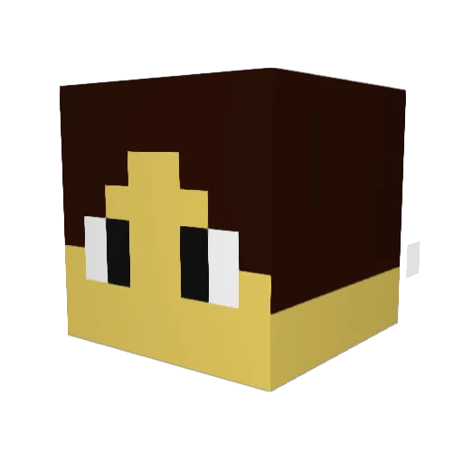 MrMartsev Minecraft avatar head, 3D render