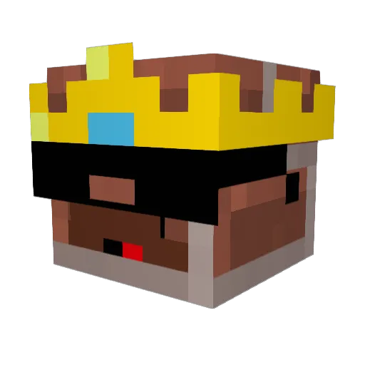 MrMavros Minecraft avatar head, 3D render