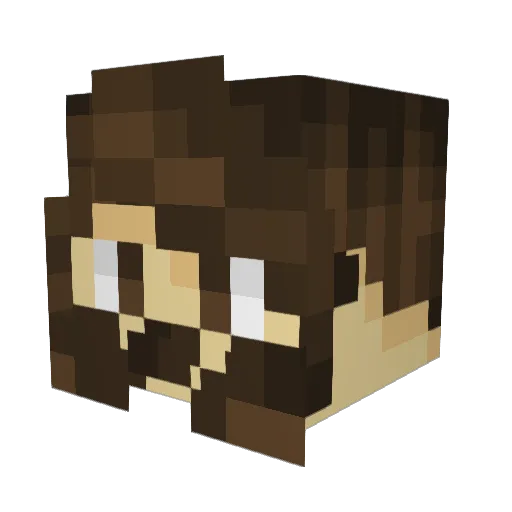 MrMayonaise Minecraft avatar head, 3D render