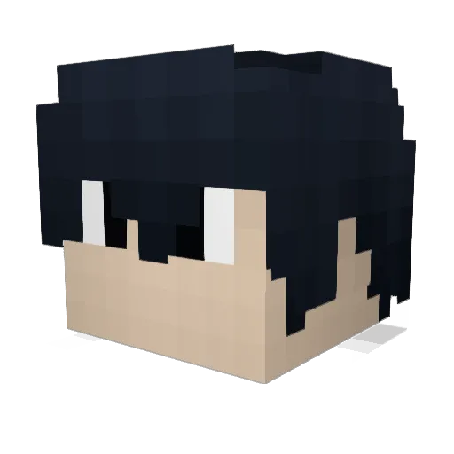 MrMcMathew Minecraft avatar head, 3D render