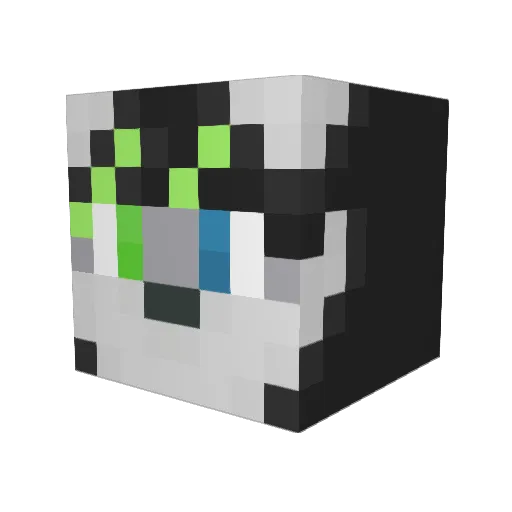 MrMcMurfin Minecraft avatar head, 3D render