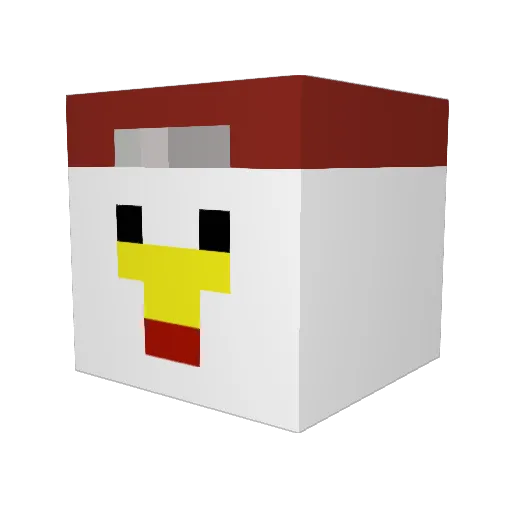 MrMcPablo Minecraft avatar head, 3D render