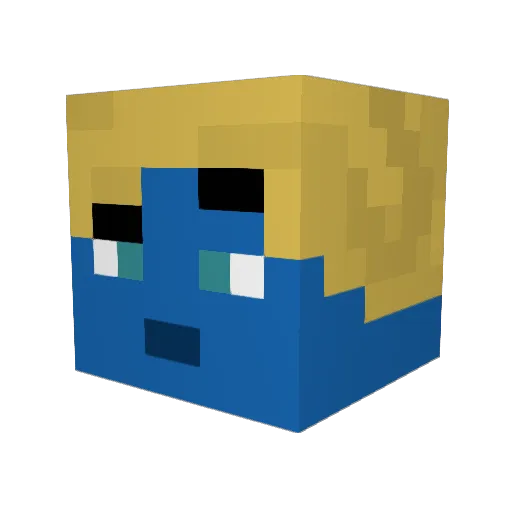 MrMeatShield_YT Minecraft avatar head, 3D render
