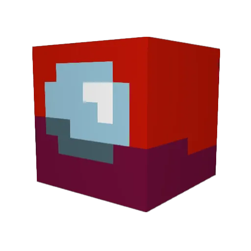 MrMedrix Minecraft avatar head, 3D render