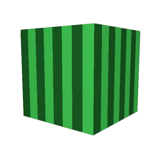 MrMelonWater Minecraft avatar head, 3D render