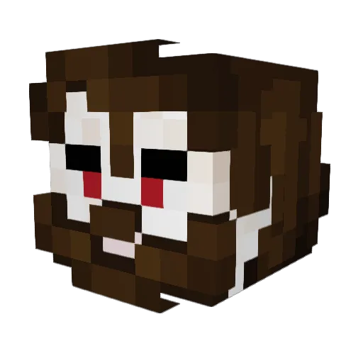 MrMeps1414 Minecraft avatar head, 3D render