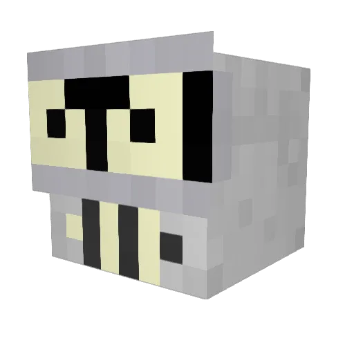 MrMessiah Minecraft avatar head, 3D render