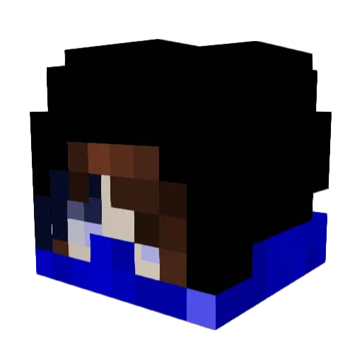 MrMetalfox Minecraft avatar head, 3D render