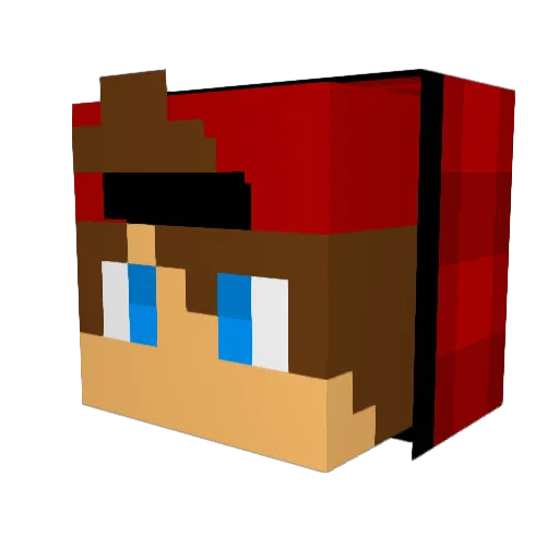 MrMex15 Minecraft avatar head, 3D render