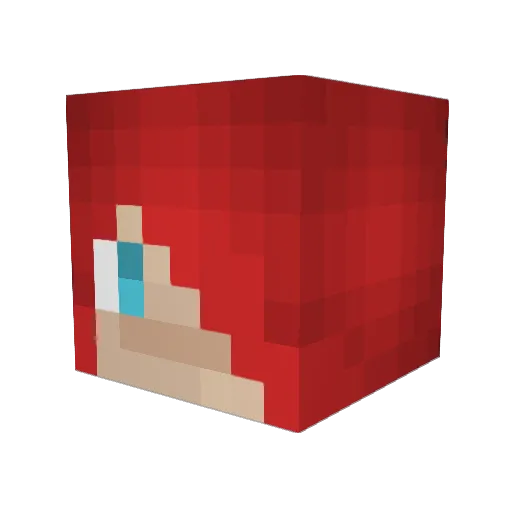 MrMi87 Minecraft avatar head, 3D render