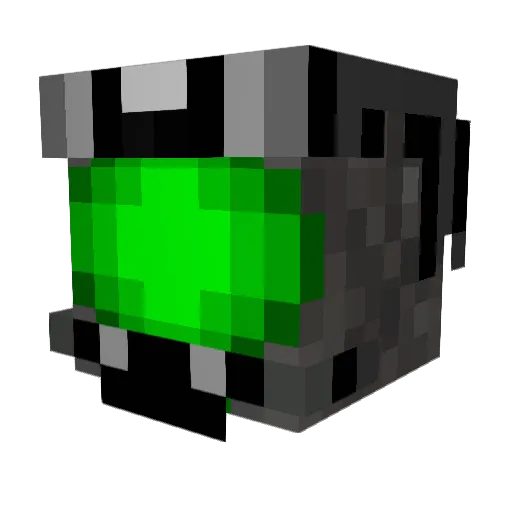 MrMikess Minecraft avatar head, 3D render
