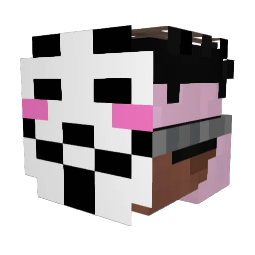 MrMineDominik Minecraft avatar head, 3D render