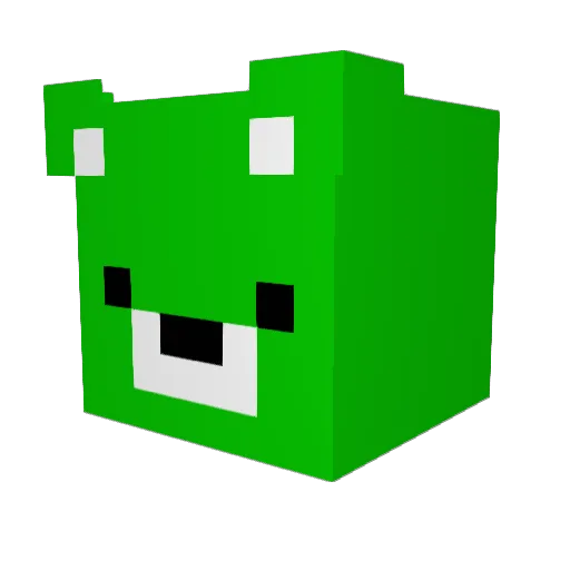 MrMinimon Minecraft avatar head, 3D render