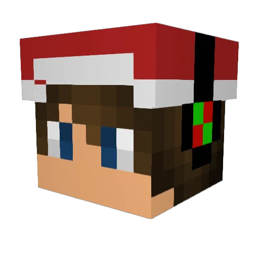MrMirM Minecraft avatar head, 3D render