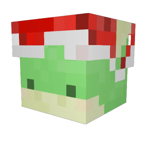 MrMitzy Minecraft avatar head, 3D render