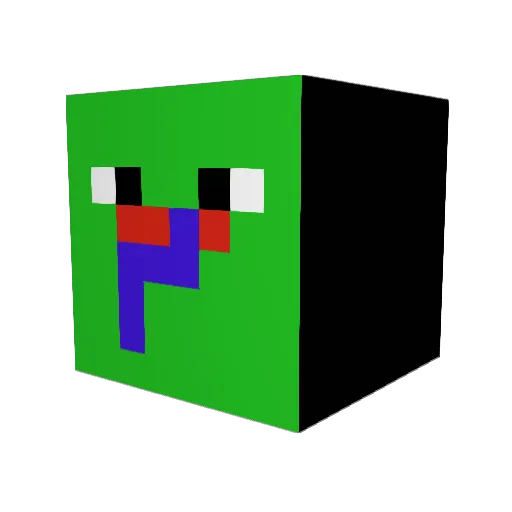 MrMixer2354 Minecraft avatar head, 3D render
