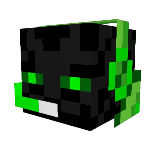 MrMlop Minecraft avatar head, 3D render