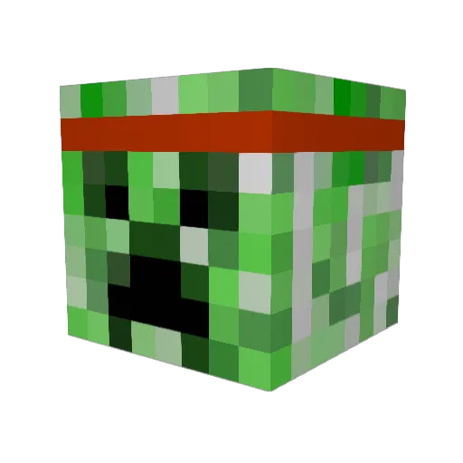 MrMod_ Minecraft avatar head, 3D render