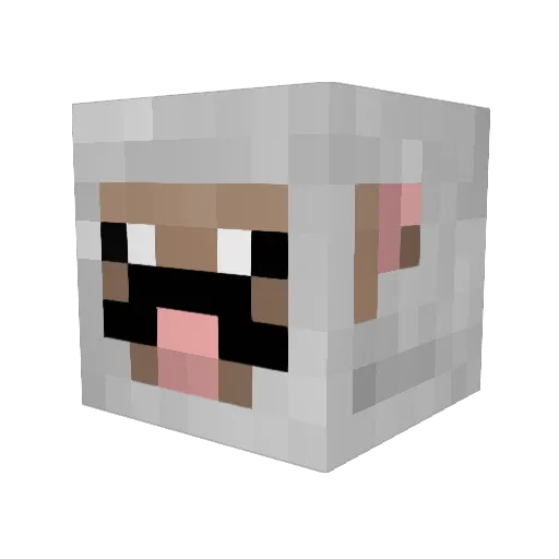 MrMoist69 Minecraft avatar head, 3D render