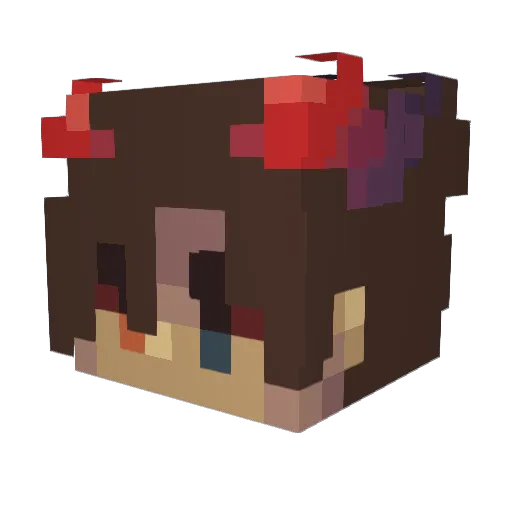 MrMojo5716 Minecraft avatar head, 3D render