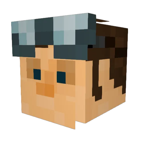MrMonginho Minecraft avatar head, 3D render
