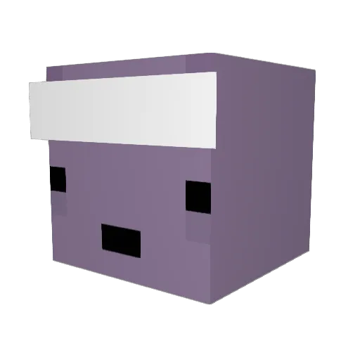 MrMonk10 Minecraft avatar head, 3D render