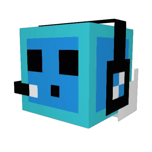 MrMonkMan44 Minecraft avatar head, 3D render