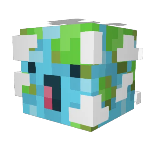 MrMonmer Minecraft avatar head, 3D render