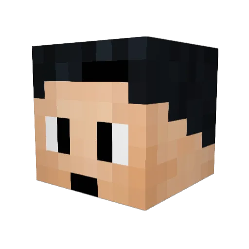 MrMonsterEV Minecraft avatar head, 3D render