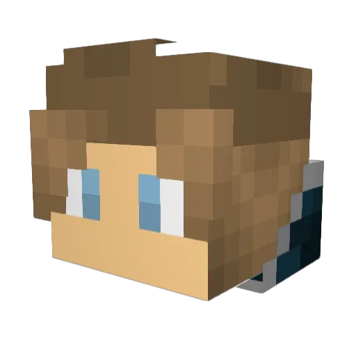 MrMonsterHight Minecraft avatar head, 3D render